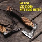 Viking Throwing Axe with Ash Wood Handle