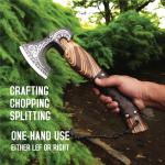 Viking Throwing Axe with Ash Wood Handle