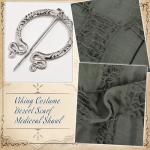 Dune Hooded Cloak for Viking-Inspired Outfits