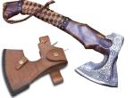 Viking Throwing Axe with Ash Wood Handle