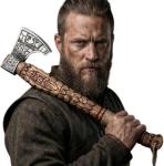 Personalized Viking Axe with Leather Sheath