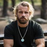 Yggdrasil Tree of Life Turquoise Viking Necklace