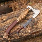 Viking Hand Forged Axe with Sheath Gift
