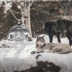 Geri Freki Viking Wolf Necklace in Stainless Steel