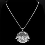 Geri Freki Viking Wolf Necklace in Stainless Steel