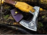 Custom Hand-Forged Viking Valhalla Throwing Axe