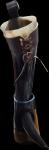Vikingsbrand 16" Genuine Drinking Horn with Holder