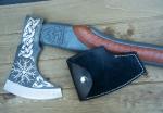 Viking Axe - Handmade Carbon Steel Combat Hatchet