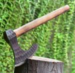 Personalized Viking Throwing Axe - Hand Forged Steel