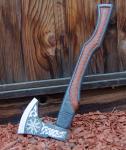 Viking Axe - Handmade Carbon Steel Combat Hatchet
