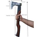 Viking Axe - Handmade Carbon Steel Combat Hatchet