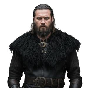 Men's Viking Faux Fur Shawl for Cosplay