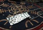 Silver Viking Shield Maiden Necklace Pendant