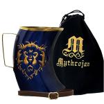 Authentic Viking Beer Horn Mug with Leather Straps