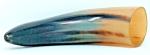 Natural Black and Blonde Cow Horn Drinking Horn