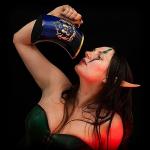 Authentic Viking Beer Horn Mug with Leather Straps