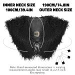 Men's Viking Faux Fur Shawl for Cosplay