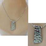 Silver Viking Shield Maiden Necklace Pendant