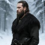 Men's Viking Faux Fur Shawl for Cosplay