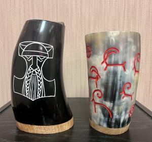 Viking Drinking Horn Mugs – Odin's Choice 320ml/450ml