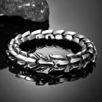 Viking Stainless Steel Dragon Chain Wristband Bracelet
