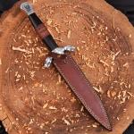 Personalized Viking Sword Dagger with Wood Handle