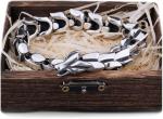Viking Stainless Steel Dragon Chain Wristband Bracelet