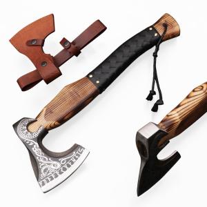 Viking Throwing Axe with Ash Wood Handle