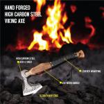 Viking Throwing Axe with Ash Wood Handle