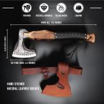 Viking Throwing Axe with Ash Wood Handle
