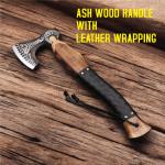 Viking Throwing Axe with Ash Wood Handle