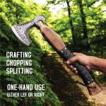 Viking Throwing Axe with Ash Wood Handle