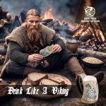 Handmade Viking Drinking Horn Mug - 8 oz