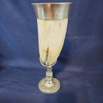 Norwegian Pewter Viking Drinking Horn - Vintage Style