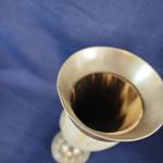 Norwegian Pewter Viking Drinking Horn - Vintage Style