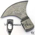 Damascus Viking Axe Head for Wood Cutting