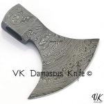 Damascus Viking Axe Head for Wood Cutting