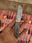 Set of 20 Handmade Damascus Steel Hunting Knives