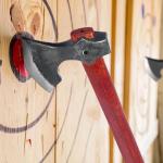 Viking Throwing Axe Set of 2 Bearded Tomahawks