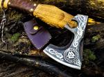 Custom Hand-Forged Viking Valhalla Throwing Axe