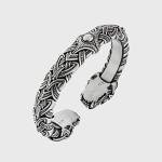 Viking Dragon Head Pewter Bracelet for All