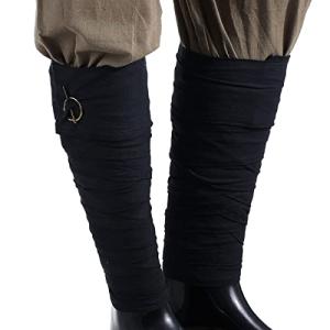 Viking Men's Leg Wraps with Brooch Pins