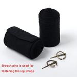 Viking Men's Leg Wraps with Brooch Pins