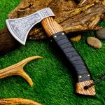 Custom Handmade Carbon Steel Viking Tomahawk Axe