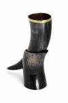 Ox Horn Drinking Horn Mug with Stand – 10-12 Inch