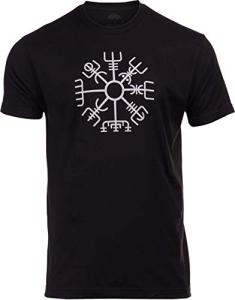 Vegvisir Viking Rune Compass T-Shirt - Black