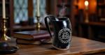 Viking Drinking Horn Mug – 34 oz Engraved Tankard