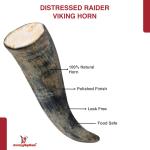Raider Viking Drinking Horn with Leather Holster
