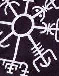 Vegvisir Viking Rune Compass T-Shirt - Black