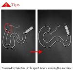 Viking Compass Necklace with Vegvisir Urn Design